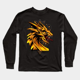 dragon gold night Long Sleeve T-Shirt